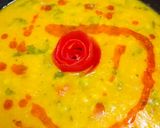 A picture of step 3 of Dal Palak.