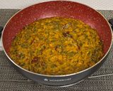 A picture of step 17 of Restaurant Style Lasooni Methi with Spring Onions & Nutty Paste.