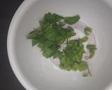A picture of step 4 of Makhana Raita.