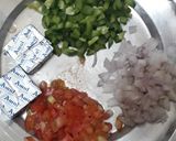 A picture of step 1 of चीज़ वेज सैंडविच.