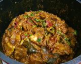 A picture of step 8 of Mutton Chukka.