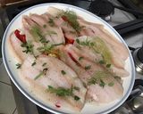 Une image de l'étape 8 de Filets d'églefin aux poivrons bicolores, ail, citron et herbes du jardin.