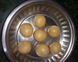 A picture of step 3 of Khoya gulab jamun.