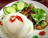 รูปขั้นตอนการทำที่ 6 ของ ข้าวหมูทอดน้ำปลา+ไข่ดาวทอดน้ำ