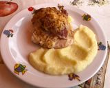 Baconnel, őszibarackkal rakott csirke recept fázis 5 fotója