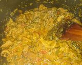 A picture of step 6 of Ojly meat of goat s🐐 stomach.