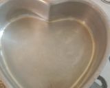 A picture of step 5 of Red velvet cake for my Ma.