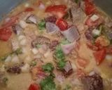 A picture of step 4 of Goat spleen roast.