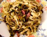 Foto del paso 3 de la receta: Tagliatelle con brócoli, panceta y crema