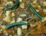 A picture of step 7 of Aaloo Methi.