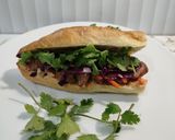 Foto langkah ke 12 dari resep Chicken Banh Mi (Vietnamese Chicken Sandwich).