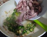 Foto langkah ke 3 dari resep Cumi asin cabe ijo.