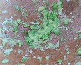 A picture of step 1 of Aloo matar gajar mix veggies.