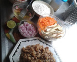 Foto del paso 4 de la receta: Torta de pescado seco con berenjena a la juliana