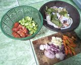 Foto langkah ke 1 dari resep Tumis Cumi Petai.