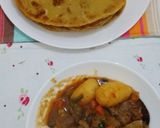A picture of step 13 of Butternut chapatis.