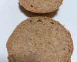 Hamburger zsemle teljes kiőrlésű liszttel recept fázis 9 fotója