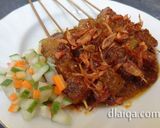 Foto langkah ke 8 dari resep Sate Kikil Bumbu Kacang.