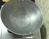 A picture of step 2 of Shavige kesaribath.
