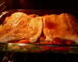 Foto del paso 6 de la receta Salmón al horno con verduras y gulas