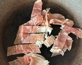 Tejszínes spenót serrano sonkával￼ recept fázis 2 fotója