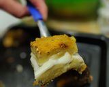 Foto del paso 4 de la receta: Berenjena ahumada, rellena con queso a la milanesa 🍆