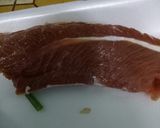 Hình bước làm 1 của món Thịt bò xào súp lơ