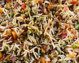 A picture of step 6 of Mung pilau.