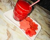 A picture of step 4 of Watermelon drink.