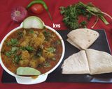 A picture of step 11 of Sabzi Lauki Dahiwali.