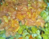 Une image de l'étape 2 de Légumes à la poêle (poivrons, aubergine 🍆 et tomate 🍅).
