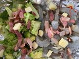 Foil Baked Garlic Butter Shrimp and Broccoli (so easy)