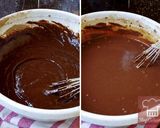 Фото кроку 7 до Шоколадное пирожное «умное» - очень вкусно, нежно и шоколадно.