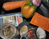 A picture of step 1 of Pasta Primavera.
