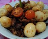 Foto langkah ke 2 dari resep Orek ati telur puyuh.