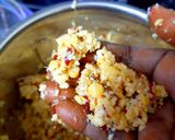 A picture of step 3 of Chana dal masala vadai.