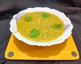 A picture of step 6 of Chicken Hareesa.