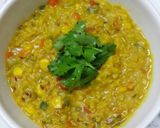 A picture of step 5 of Masala oats.