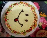 A picture of step 6 of PineApple cake🎂.
