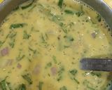 A picture of step 1 of Besan cheela.