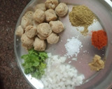 மீல் மேக்கர் கோதுமை பராத்தா(Meal maker wheat paratha recipe in tamil) ரெசிபி ஸ்டேப் 1 புகைப்படம்