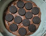 Foto del paso 4 de la receta: Torta brownie con oreo 🍫🍪