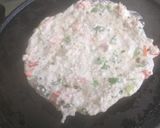 A picture of step 2 of Vegetable oats chilla.