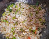 A picture of step 3 of Soya chilli.