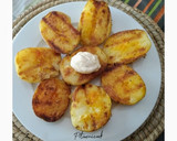 Foto del paso 5 de la receta: Patatas oro a la plancha con mayonesa