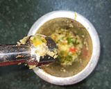 A picture of step 1 of Butter cashew noodles.