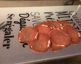 Une image de l'étape 7 de Crâne de céréales au tomates, parmesan et lonzo.