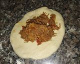 A picture of step 1 of Chappati pie.