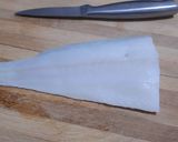 Foto del paso 5 de la receta Bacalao con puré de calabaza y puerro