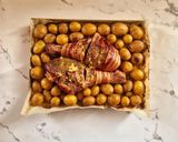 Foto del passaggio 5 della ricetta Cosce di tacchino in crosta di pancetta